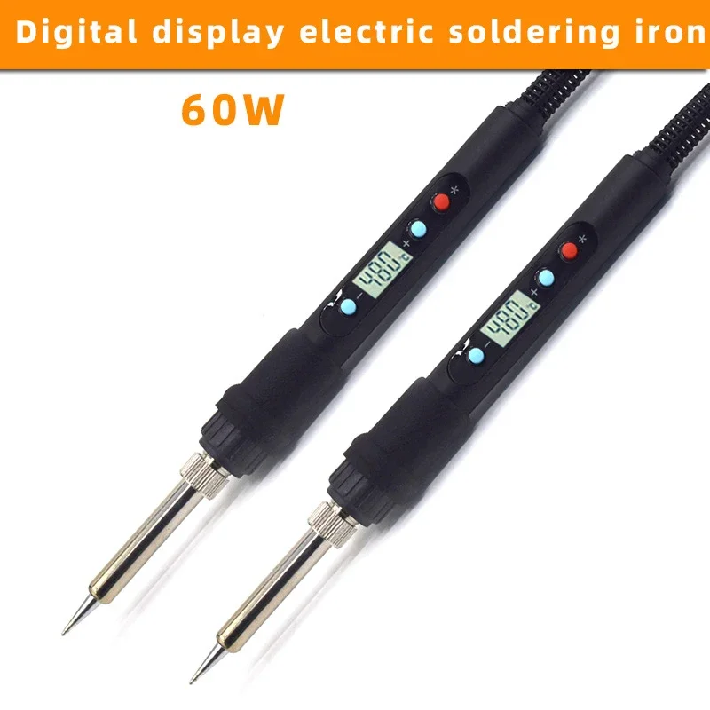 60W Digital Electric Soldering Iron 110V Temperature Adjustable LCD display Solder Welding Iron Tool