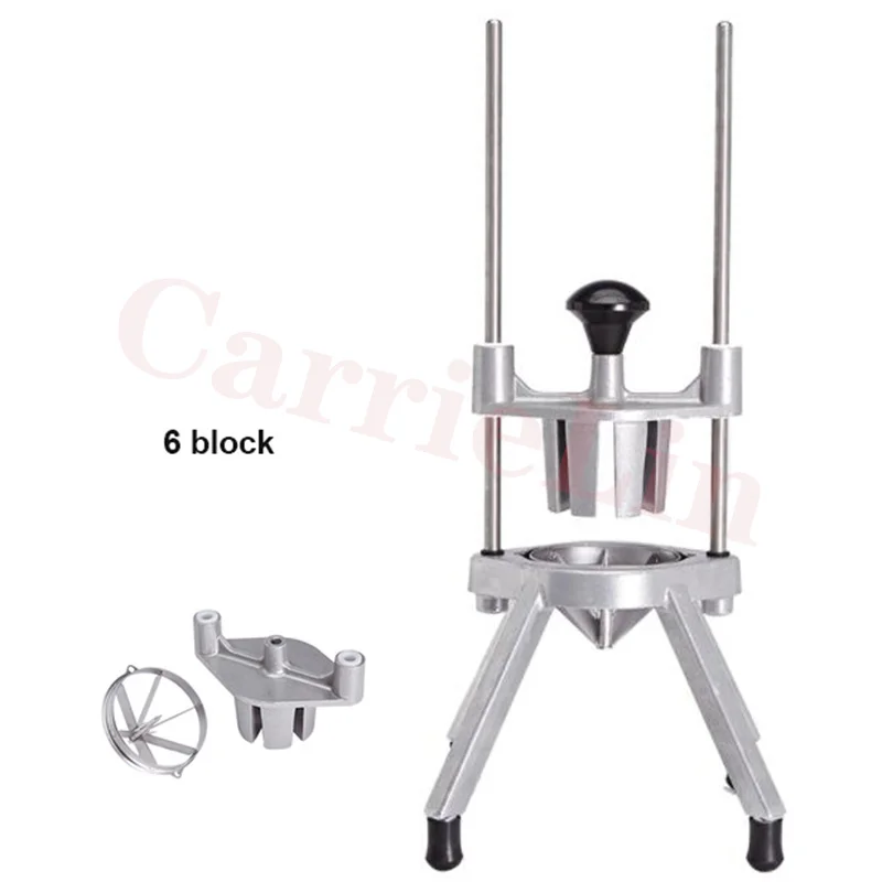آلة كتلة الفاكهة اليدوية التجارية الخيار والبرتقال والليمون سبليت كتلة الفاكهة والخضروات القاطعة