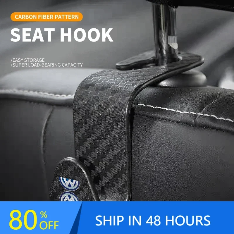 

Car Stickers Car Accessories Car Seat Hook Multifunctional Storage Hanger For Volkswagen Polo Golf 3 4 5 6 7 8 6 T5 B4 B5 B6 B7