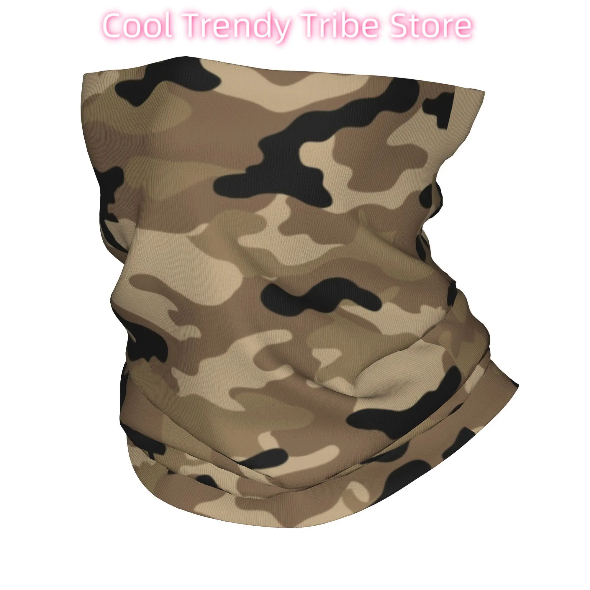 

Коричневый лесной камуфляжный узор на заказ, бандана, гетры, ветрозащитный шарф для лица, мужской и женский камуфляжный головной убор, трубка, Балаклава