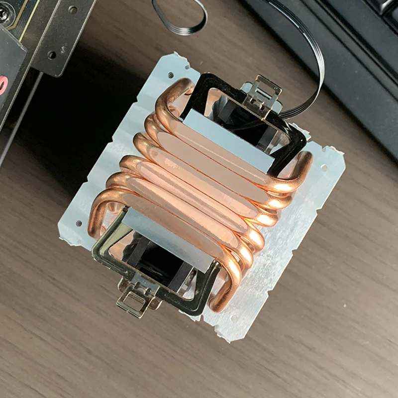 6 Heat Pipes CPU Air Cooler Lga2011 PC Tower Cooling Fan for Intel LGA 1700 1200 1150 1151 1155 X99 1366 AMD AM5 AM4 Ventilador image 6