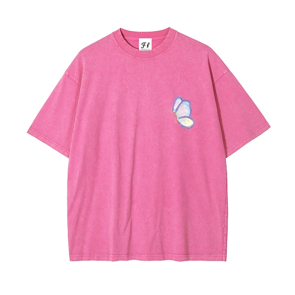 Streetwear femmes t-shirt noir hommes hauts coton confort ajustement décontracté essentiel usage quotidien Style polyvalent garde-robe haut jeune amant