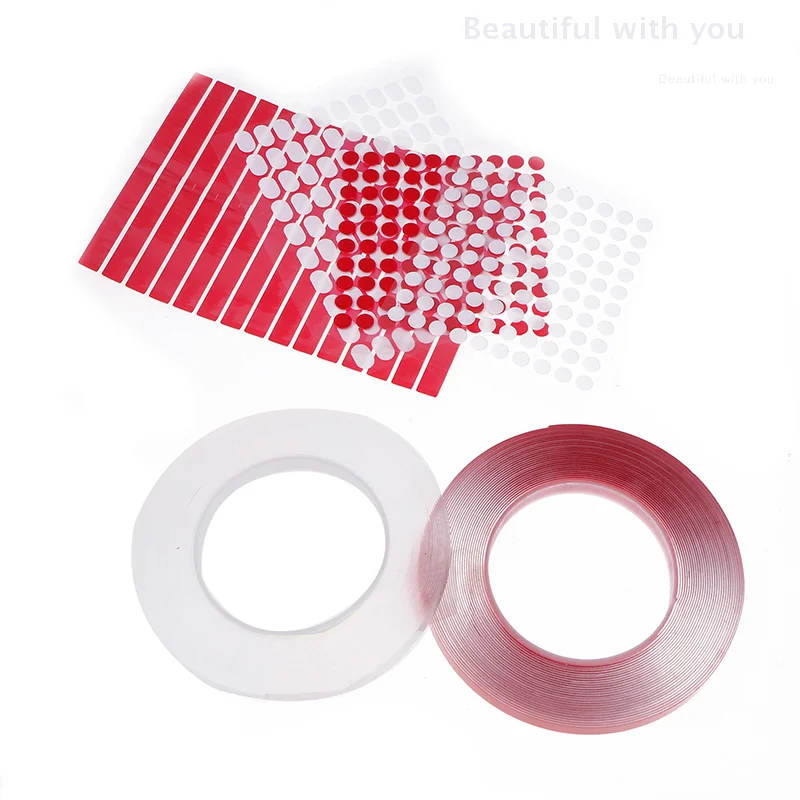 Double Adhesive Tape False Nails Display Stand Glue Stickers Acrylic Practice Showing Bar Nail Art Tools