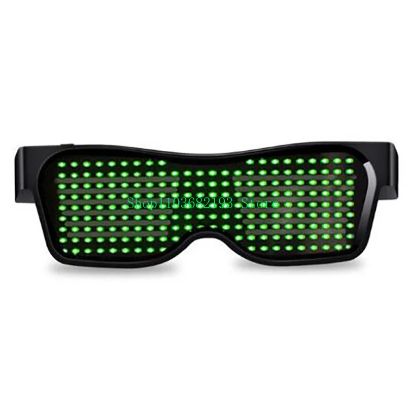 

Bluetooth Led Goggles App Bar Disco Dynamic Charging Custom Pattern Led Sunglasses