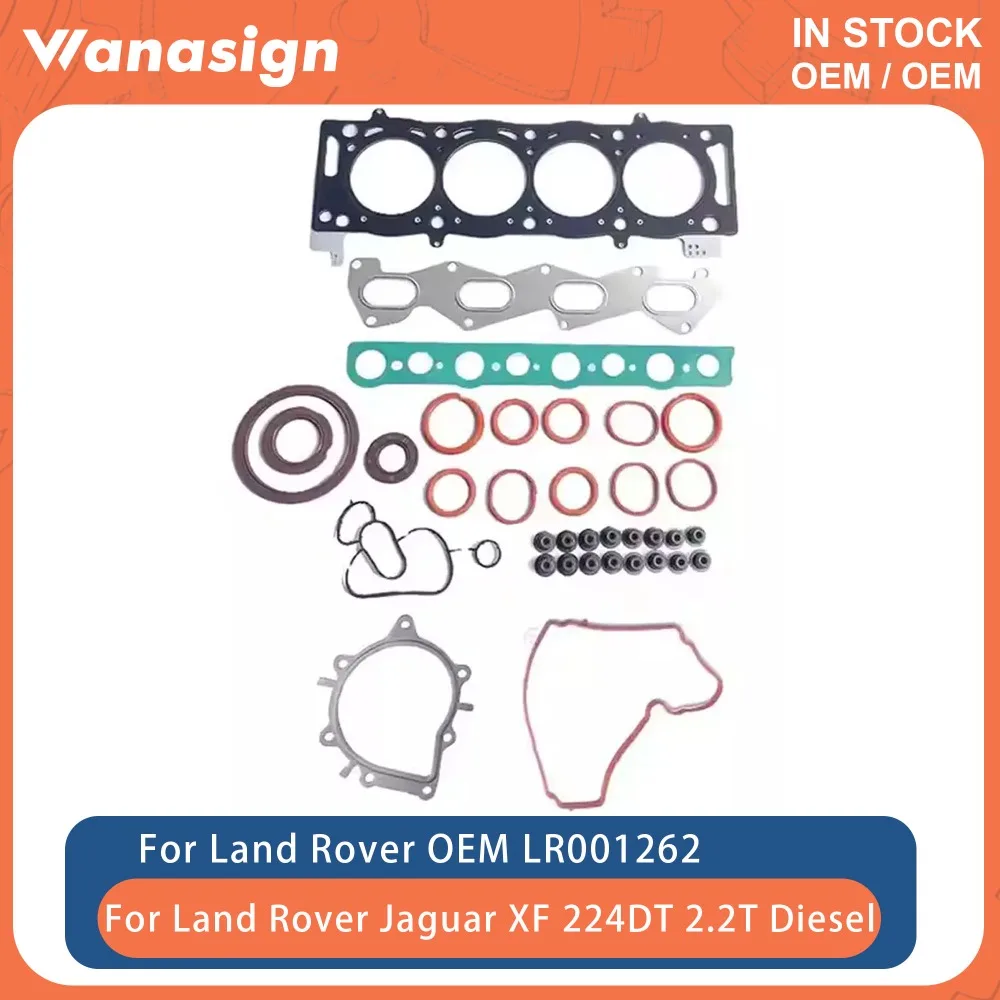 

Engine Full Head Gasket Set Fit 2.2 T For Land Rover Freelander Jaguar XF L359 L550 L538 224DT 2.2T Diesel 2006-2019 LR001262