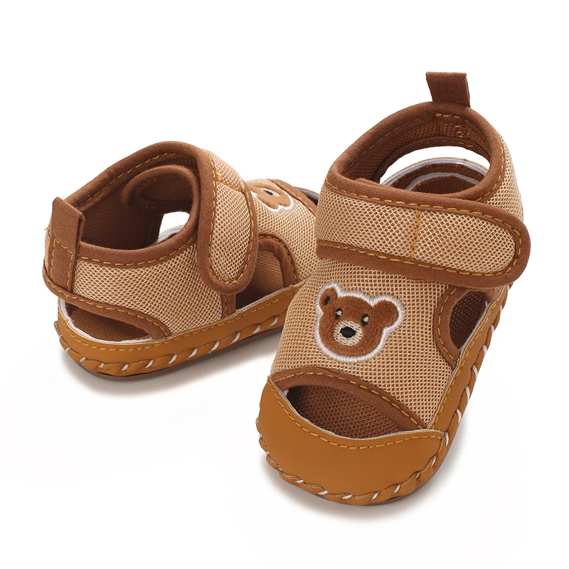 Frühling und Herbst Niedliche Bärenmuster Sportschuhe 0-12 Monate Baby Weiche Sohle Rutschfeste Sneaker – Detail 25