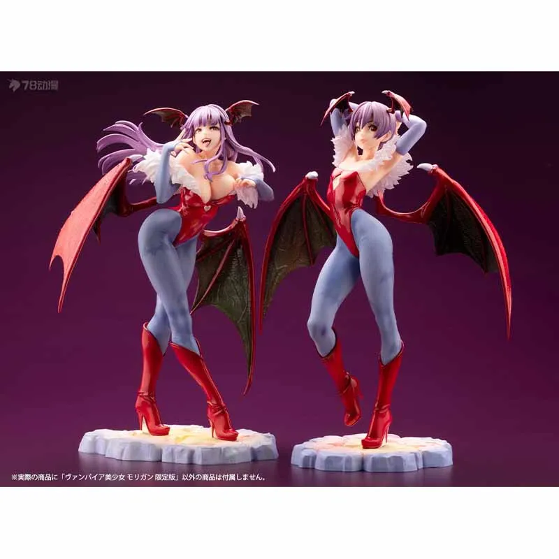 Kotobukiya Original GAME VAMPIRE MORRIGAN AENSLAND limited edition Anime Action Figures Toys  Gift Collectible Model Ornaments