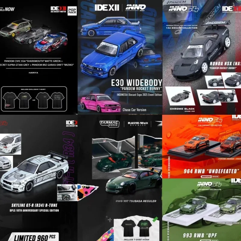 2025-ide-1-64-exposicion-de-indonesia-edicion-limitada-modelo-de-coche-de-simulacion-en-miniatura-de-aleacion-articulo-decorativo-coleccionable-en-stock