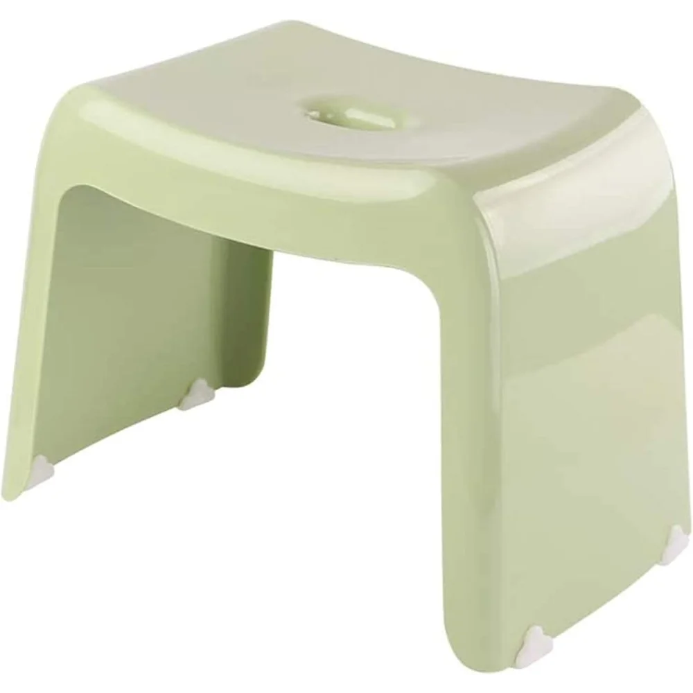 

Shower Bathroom Stool Wash Foot Bath Shower Toilet Seat Foot Stool Pp Material Maximum Load 100Kg Bath Chair