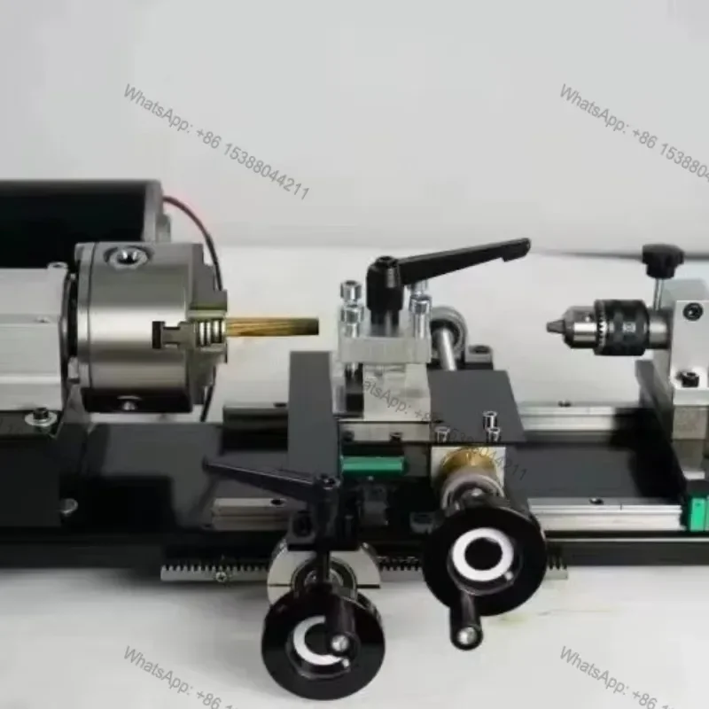 Hot High Precision Multi-functional Horizontal Mini Manual Lathe Full Repair Snooker Leather Head Billiard Rod Repair Machine