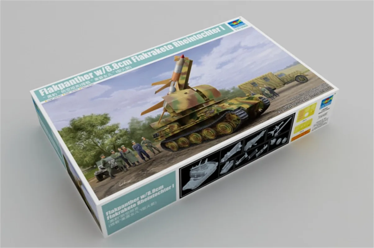 

Trumpeter 09532 1/35 Scale Flakpanther w/8.8cm Flakrakete Rheintochter I Military Plastic Assembly Model Kits