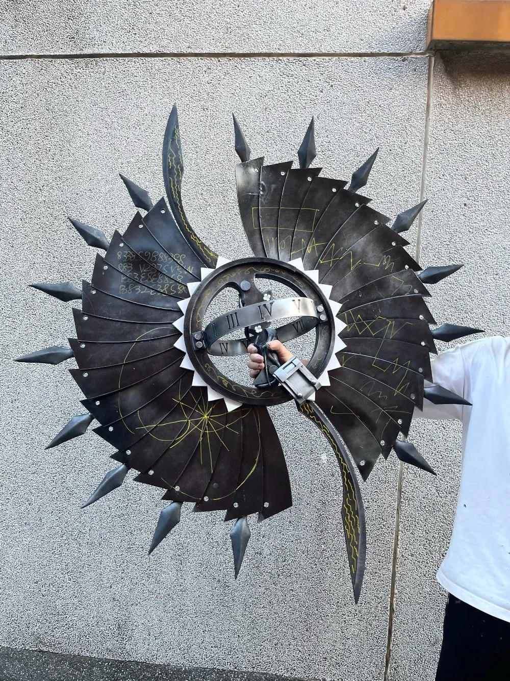 Game Arknights Narantuya Handheld Large Flywheel Prop Cosplay Halloween Masquerade Party Role Play Performance Accessory