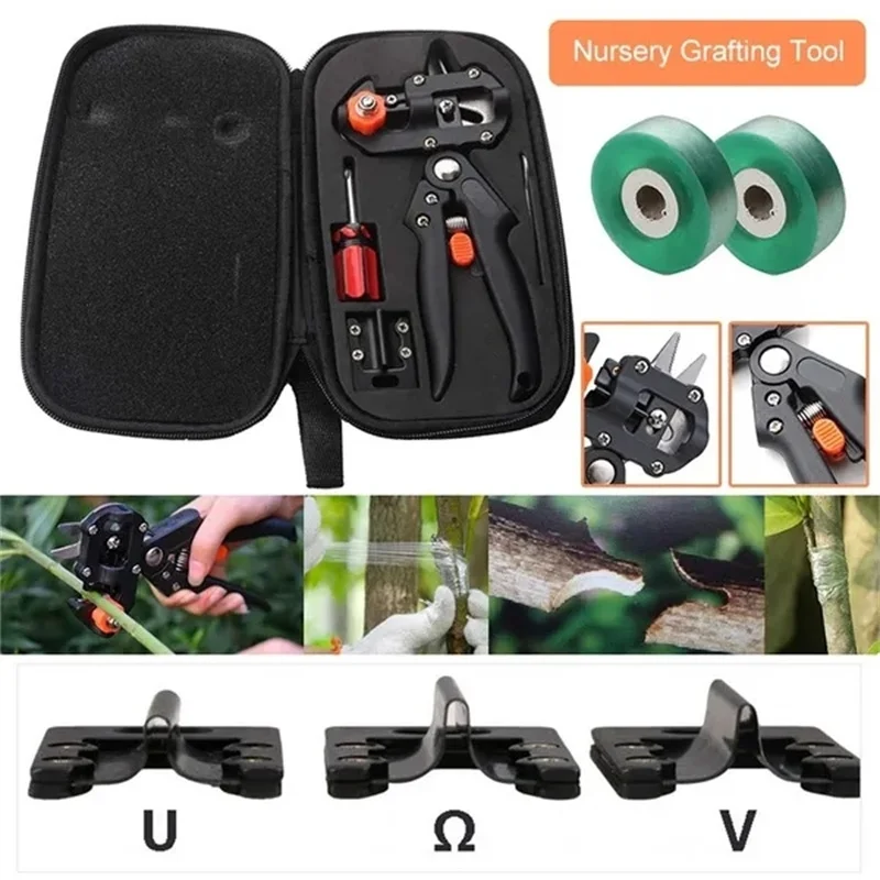 Grafting Pruner Scissor Garden Tool Professional Branch Cutter Secateur Pruning Plant Fruit Tree Scissor Chopper Vaccination Cut