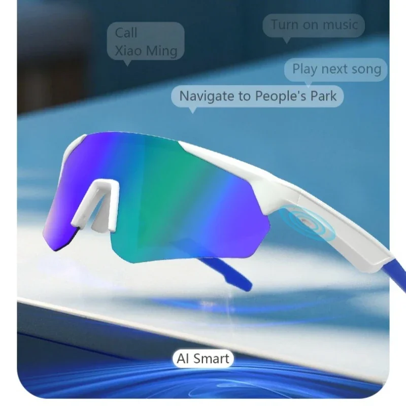 Gafas inteligentes con Bluetooth QY-Pro2, notas de traducción inteligentes, Control remoto, fotografía, música, gafas impermeables
