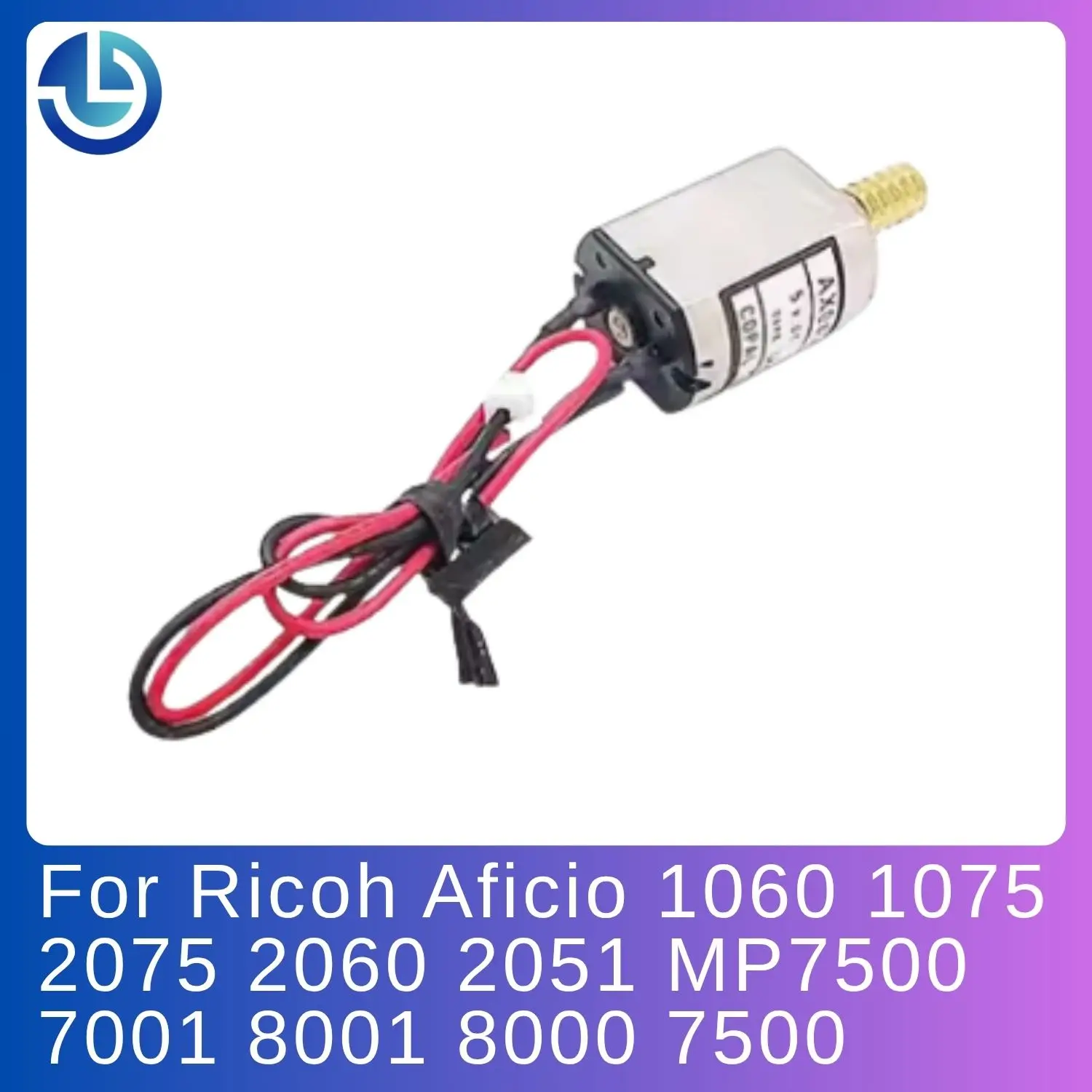 Motor de Limpieza del Fusor AX04-0159 AX040159 para Ricoh Aficio 1060 1075 2075 2060 2051 MP7500 7001 8001 8000 7500, Pieza de Copiadora