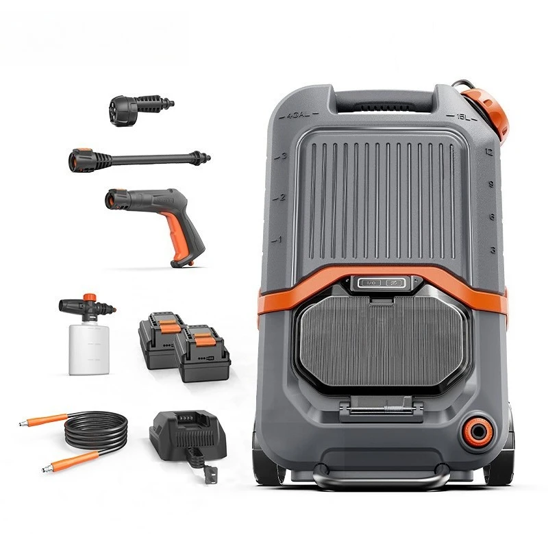 Electric car washing machine Car washing artifact High pressure car washing machine with its own water tank YLQ4101D-B