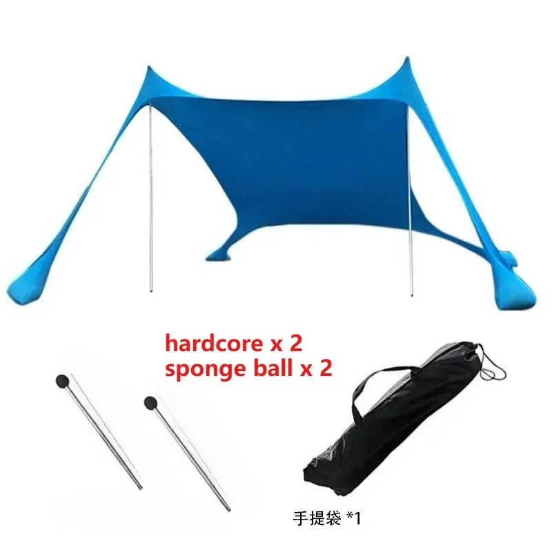 Familie Strand Luifel 3x3 Outdoor Strandtent Opvouwbare Tenten Grote Zonnescherm Camping Shades Tenten Winddicht Strand Luifel Tenten