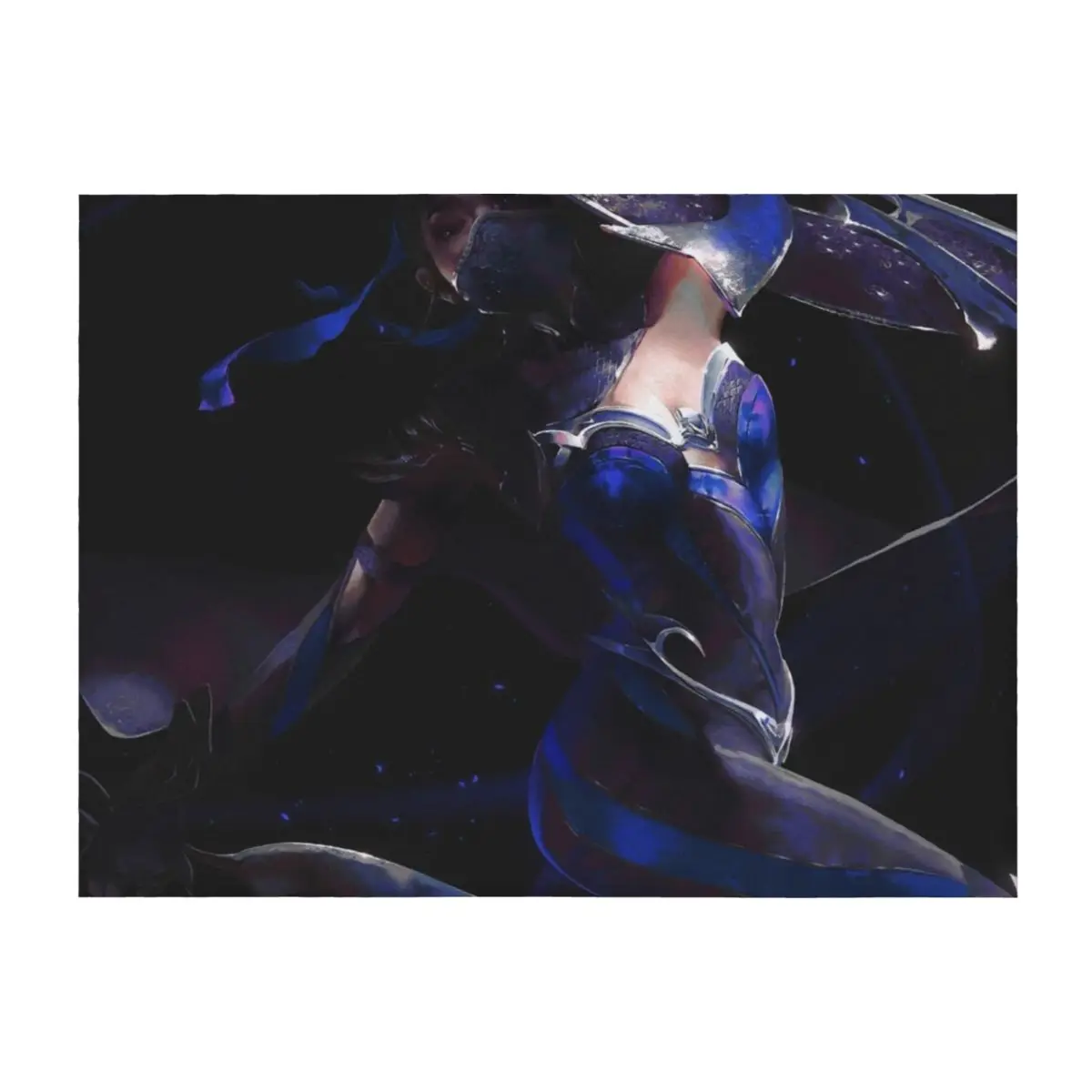 Kitana Mortal Kombat Throw Blanket Soft Big Flannel Blankets For Bed Blankets