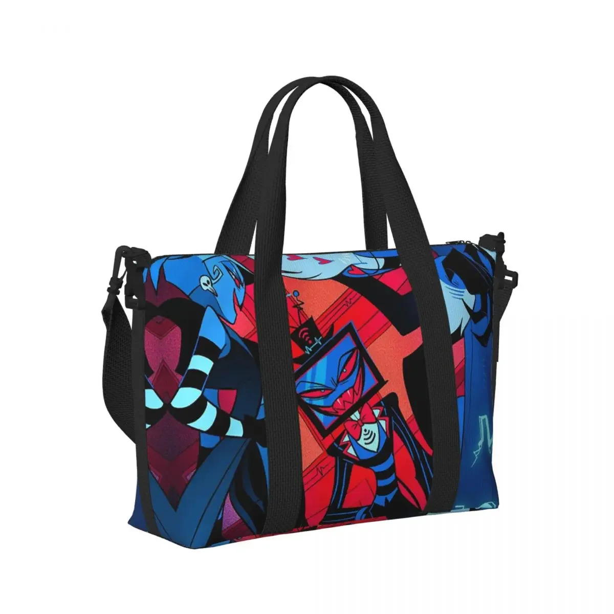 

Vox H-Hazbin-S Hotels LG TV Beach Travel Bag Large Capacity Tote Bags for Gym Sport Women Shopping Duffle Shoulder Bag