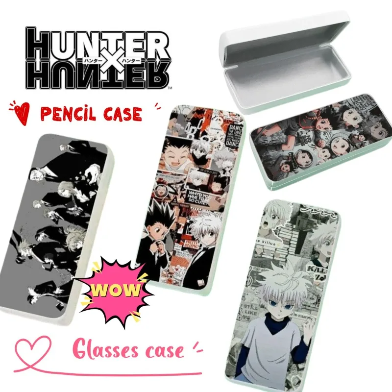 

New Hunter Hunter Hisoka Killua Zoldyck High Color Value Personality Stationery Box Cartoon Simple Student Glasses Storage Box