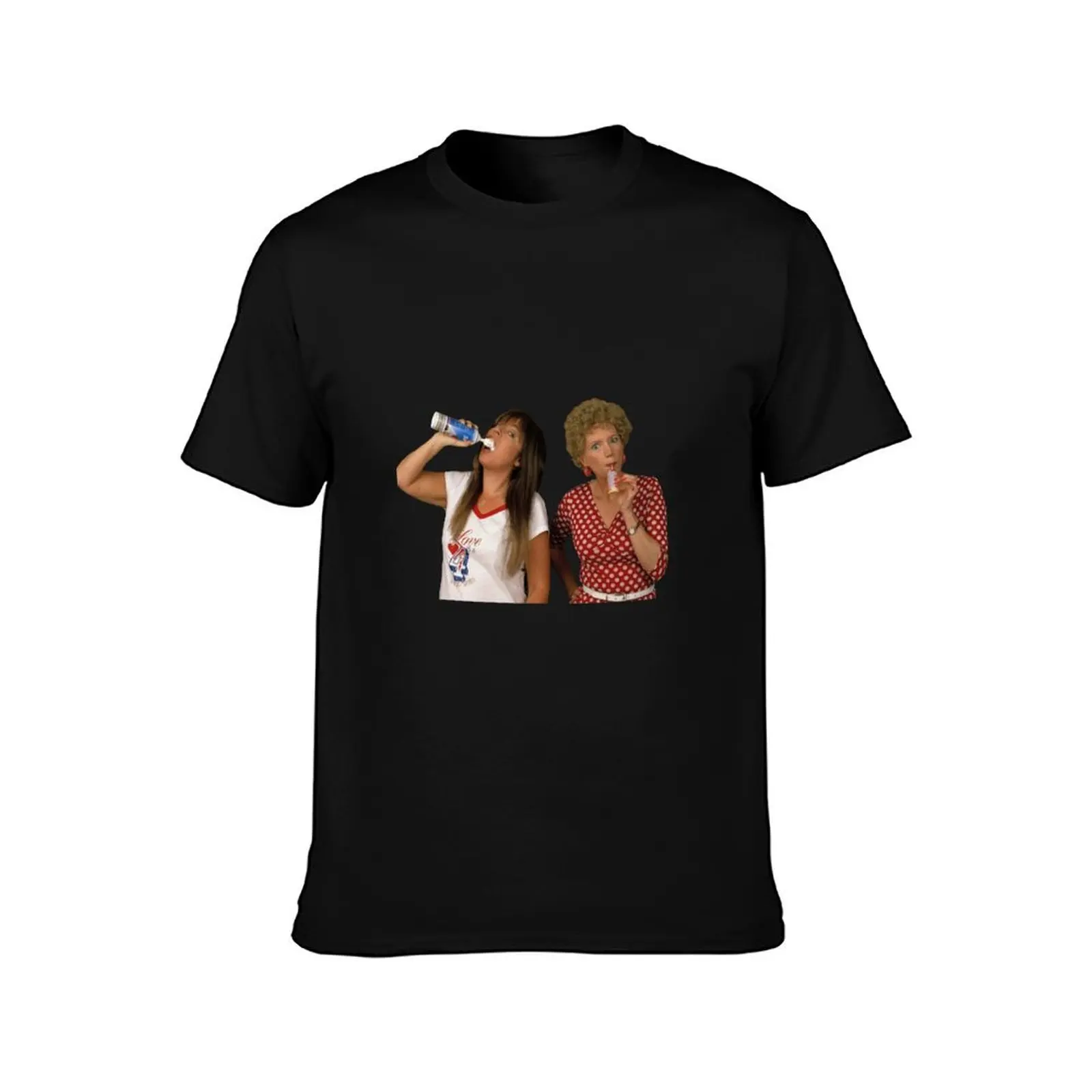 Kath and Kim: Whipped Cream T-Shirt Basic Daily Outfit Short Sleeve Tee T-Shirt