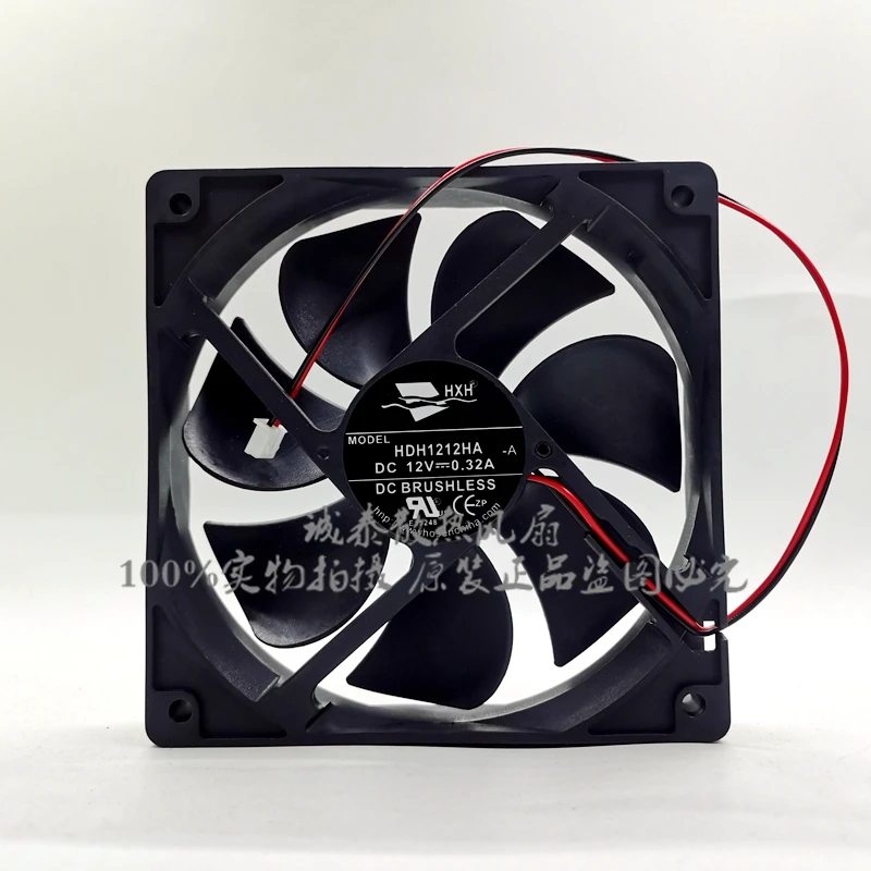 

HXH HDH1212HA DC 12 В 0,32 А 120x120x25 мм 2-проводной охлаждающий вентилятор для сервера