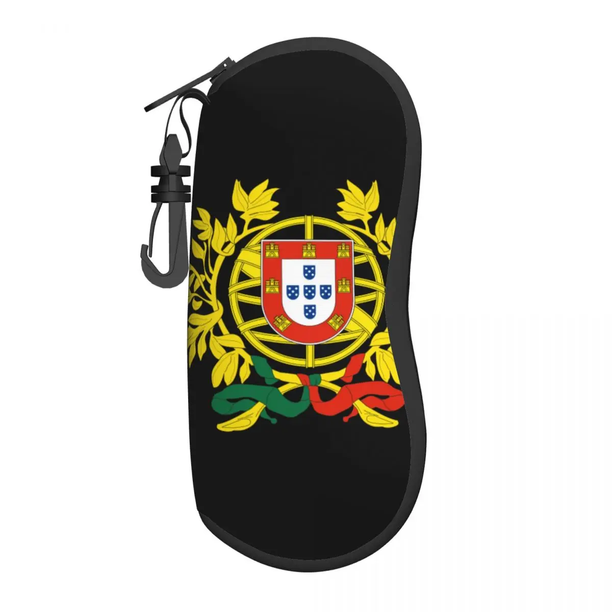 Coat Of Arms Of Portugal Shell Eyeglasses Protector Cases Cool Sunglass Case Flag Of Portuguese Glasses Pouch