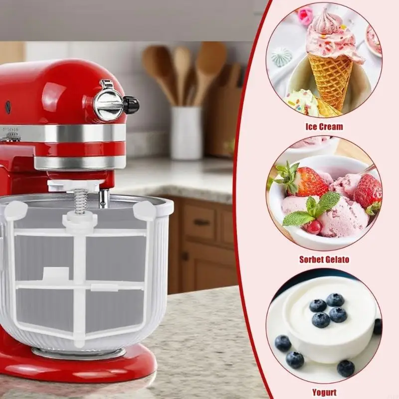 J1HF Replacement Mixing Paddle for Stand Mixers Ice Cream Attachment Plastic Texture