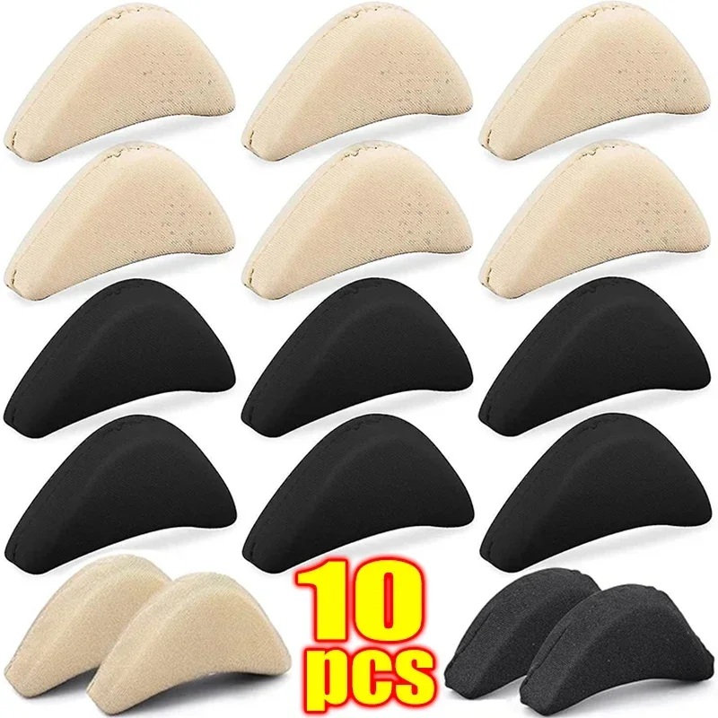 

2pairs Women's Sponge Forefoot Insert Pads Reduce Shoe Size Pain Relief High Heel Filler Insoles Adjust Toe Plug Cushions