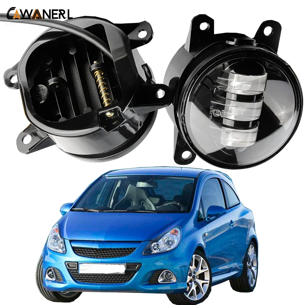 2 Pieces H11 LED Fog Light For Opel Corsa D Hatchback 2007-2015(Only Fit OPC VXR Model) Car Fog Lamp 30W 8000LM
