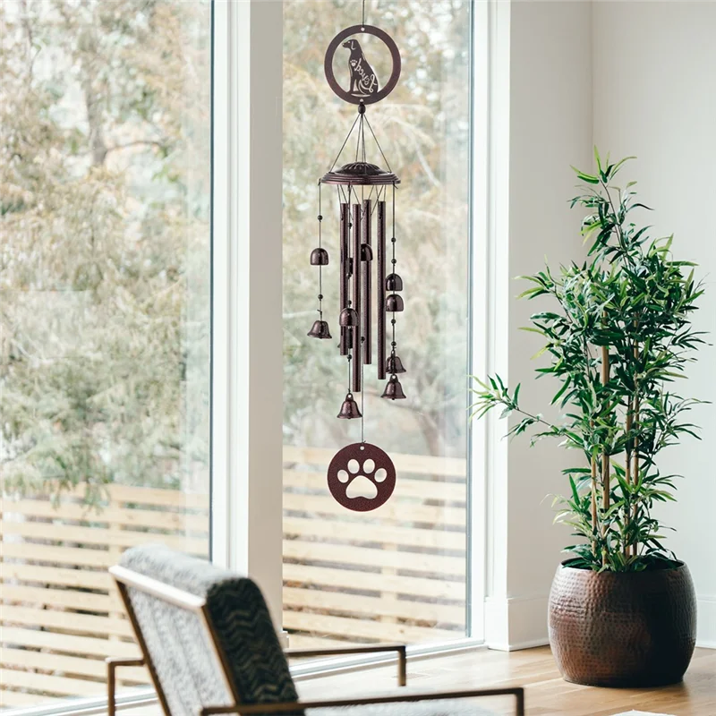 ABHU Campanas de viento para exteriores, regalos conmemorativos/regalos para mudanzas de casa nueva, campanas de viento de metal para uso exterior e interior