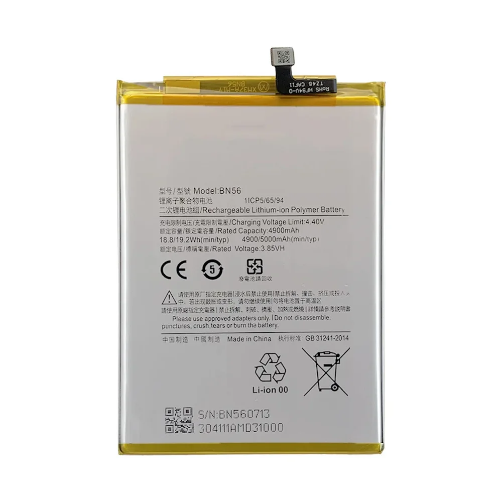 BN56 5000mAh Mobile Phone Battery For Xiaomi POCO C3 Pro Redmi 9A 9C 9AT 9C NFC Replacement Batteries Bateria