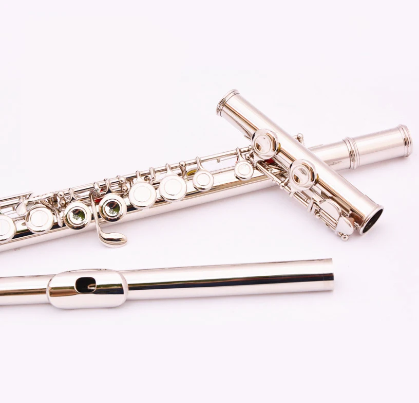 Accept OEM Instrument Good Quality  Professional Nickel Plated Flute