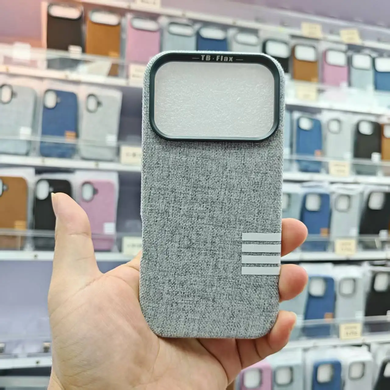 

With Camera Control Capture Button for IPhone 17 Pro Max 16 Plus Wireless Charge Magnetic MagSafe Flax Phone Case Bumper Cover