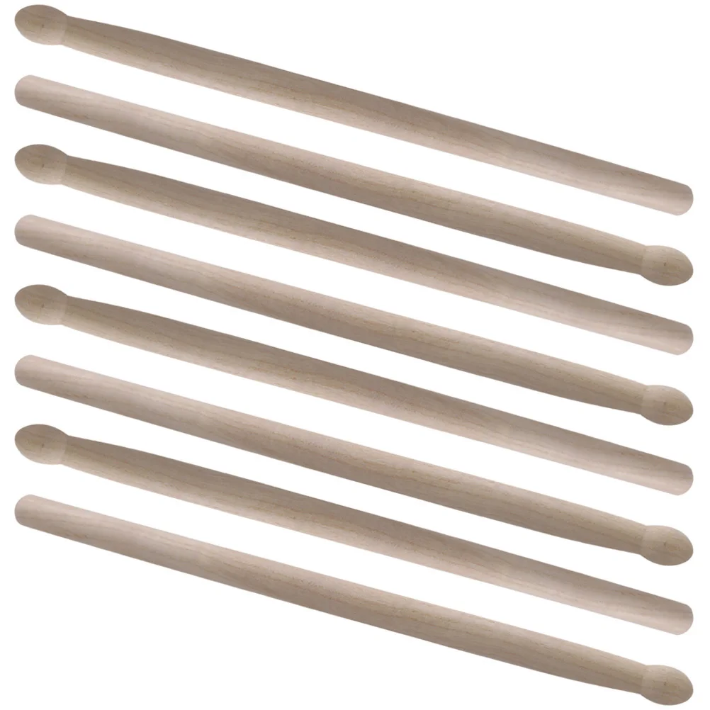 4 أزواج خشبية الخصر عصي طبلة الأداء كمين أفخاذ طبل مطارق آلة موسيقية قرع أفخاذ الخشب #6