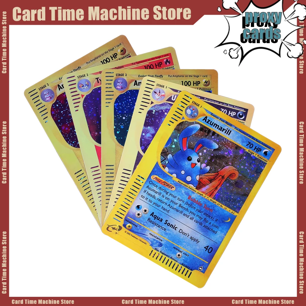 

Покемон Фольга Флэш-прокси-карты 1ST Edition Классические базовые развлекательные игры PKM Umbreon Настольные игры Коллекция карт Игрушки Подарок