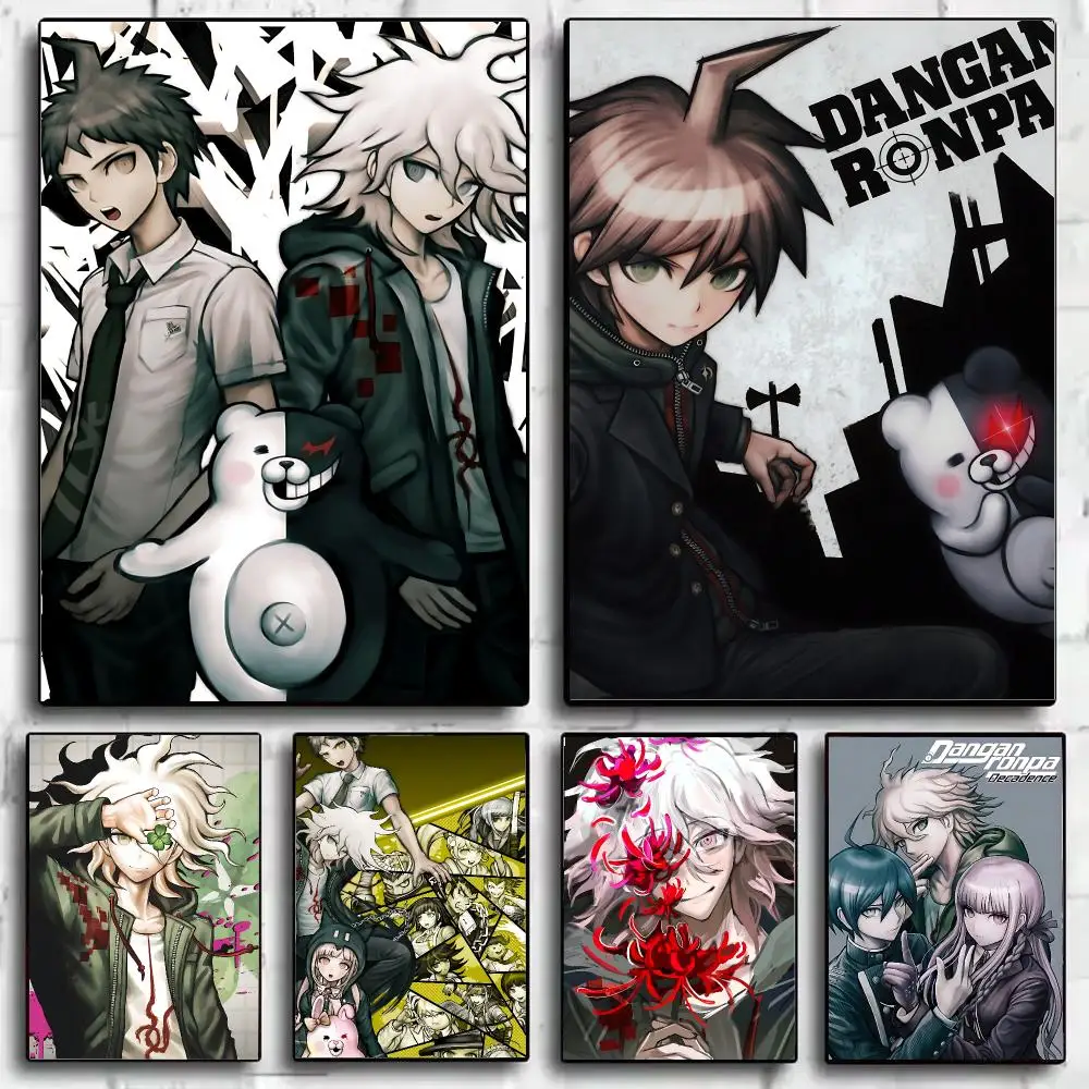 D-Danganronpa N-Nagito K-Komaeda Poster HD Wall Art Print for Bedroom Living Room Office Bar Modern Aesthetic Home Decor