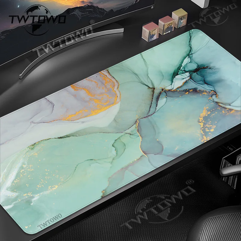 마우스 패드 패션 대리석 게이머 프린트 온디맨드 컴퓨터 맞춤형 HD 마우스패드 XXL 데스크 매트 논슬립 컴퓨터 마우스 매트