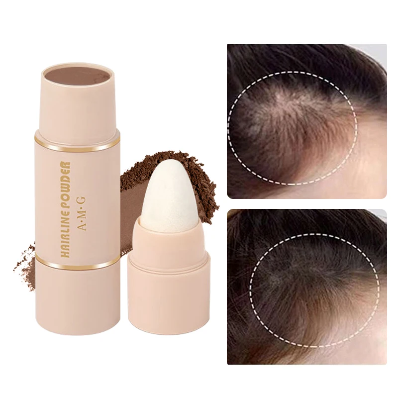 Hairline Powder Anti-Sweat Seam Finishing Cover Powder Shade Natural Normal Hair Style,Scalp Powder Concealer Hairline Shadow