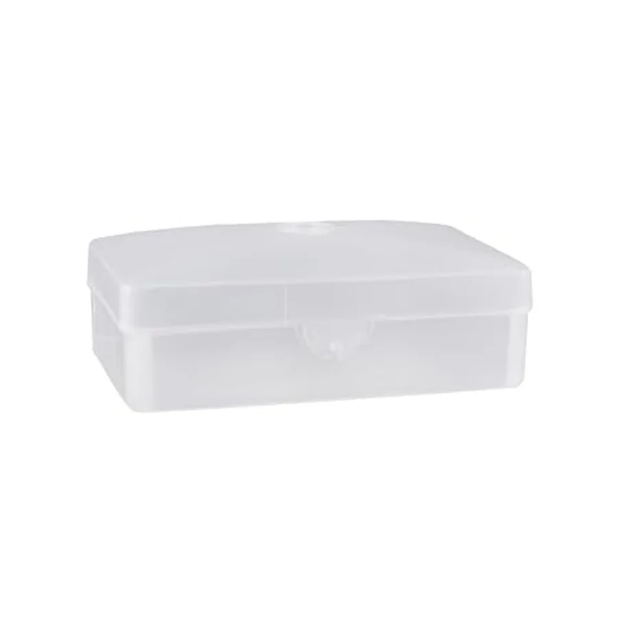 

Dukal SB01C Dawn Mist Translucent Plastic Soap Box 2 1/2" x 3.14", Pack of 100