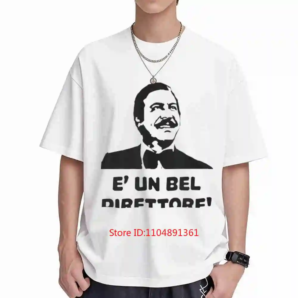 Calboni Bel Director Fantozzi Short Sleeve Tee 100% Cotton T-Shirt