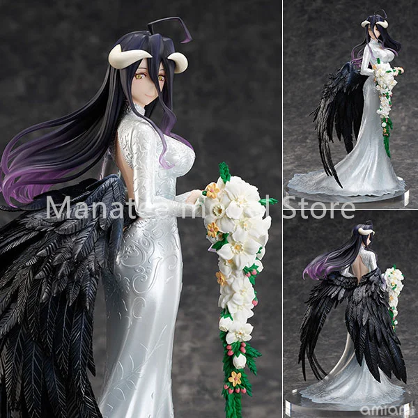 

FuRyu оригинальный Overlord Albedo-свадебное платье-1/7 ПВХ фигурка аниме модель игрушки коллекция кукла подарок