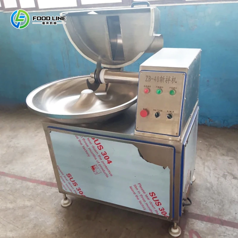High Efficiency Meat Bone Chopping Machine Energy Saving Diced Cook Meat Chopper Machine customize