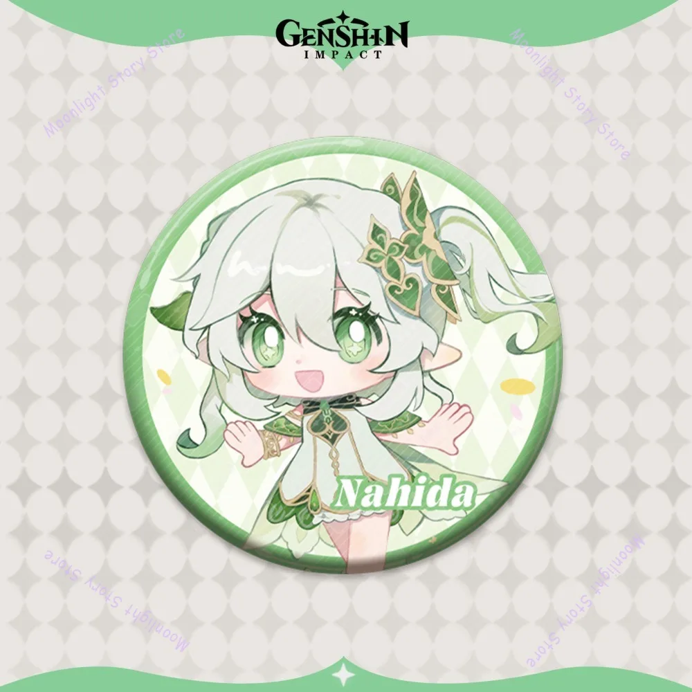 جينشين تأثير لعبة شارة تشيبي نمط Nashidafu نينا ويندي Skirmisher لعبة أنيمي شخصية قلادة هدية لمحبي تحصيل