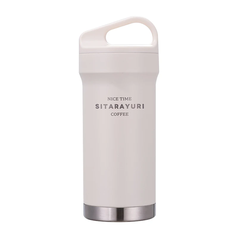 Stainless Steel 420ml Vacuum Insulated Coffee Cup Leakproof  Portable With Lid For Camping Hiking Backpacking  Morning Brew