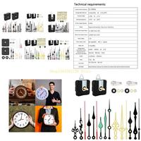 Pendulums Clock Movement Mechanism Quartzs DIY Movement Kits Replacement Long-Shafts Repair Accessories Include Hands best sale