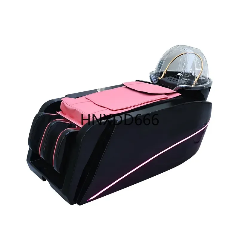

High-end intelligent massage shampoo bed, full barber shop, special water circulation heating massage bed for hair salon