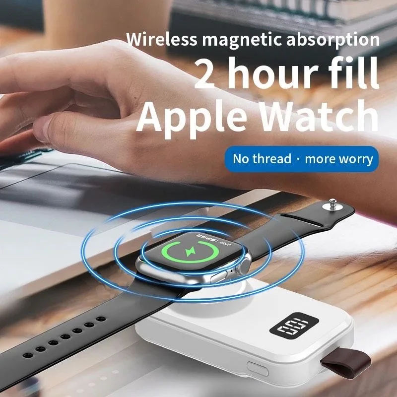 

Mini Power Bank Keychain Suitable for Apple Watch Power Bank Apple Watch IWatch Power Bank