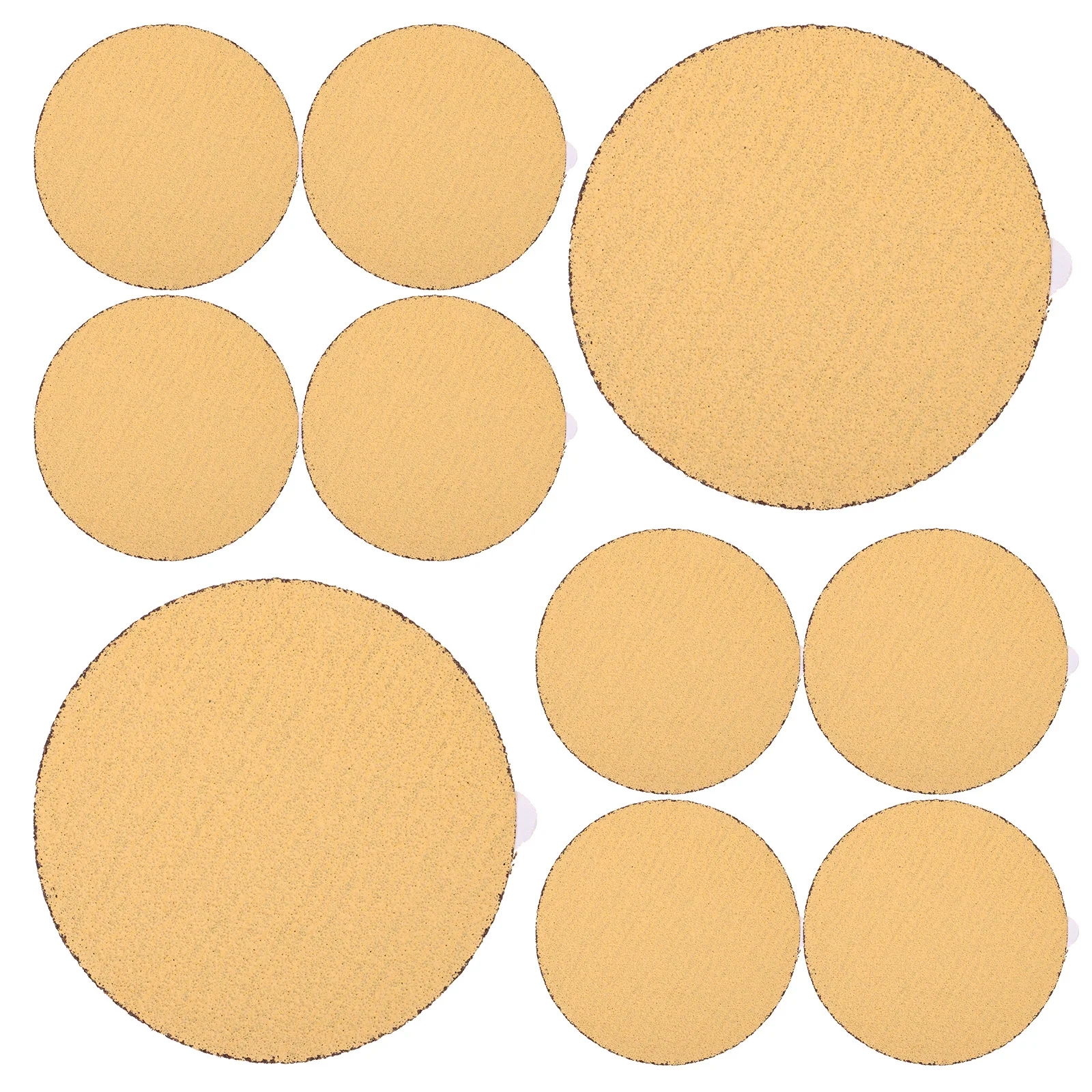 10 قطعة أقراص الصنفرة اللاصقة 40 حصى أقراص الصنفرة المتينة للصنفرة الخشنة والتلميع 40 حصى الصنفرة #3