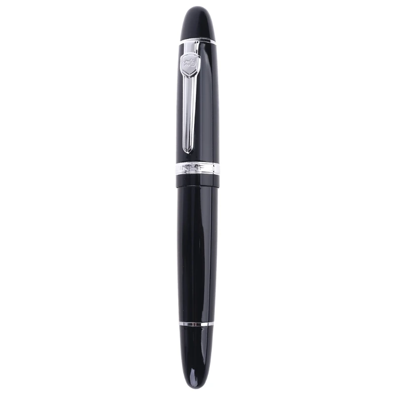 ADWE Jinhao 159 preto prata para caneta tinteiro M Nib grossa